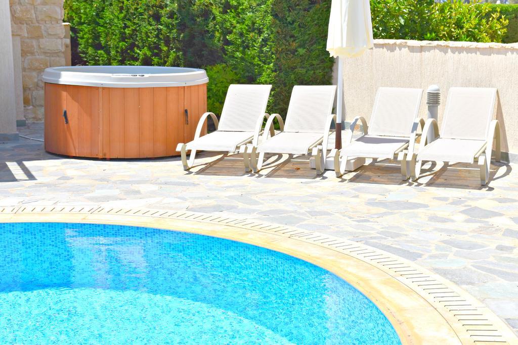 Villa Lalianda Sandy Beach Villas - Private Pool - Jacuzzi - Private Beach Area Polis Zewnętrze zdjęcie